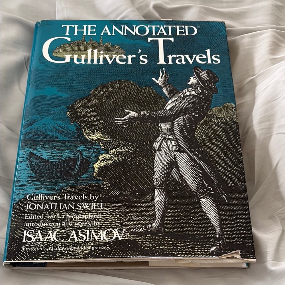 The Annotated Gulliver's Travels by Jonathan Swift - Blue Cover